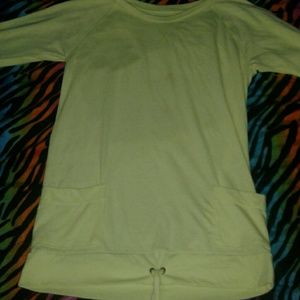 Lime green long sleeve shirt